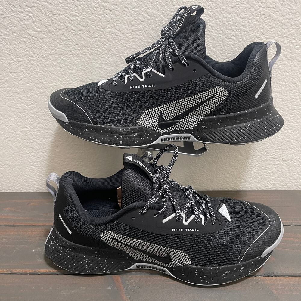 Nike Men’s Juniper Trail 3 Black Gray Running Shoes ConfiRide FQ0904-001 Size 11